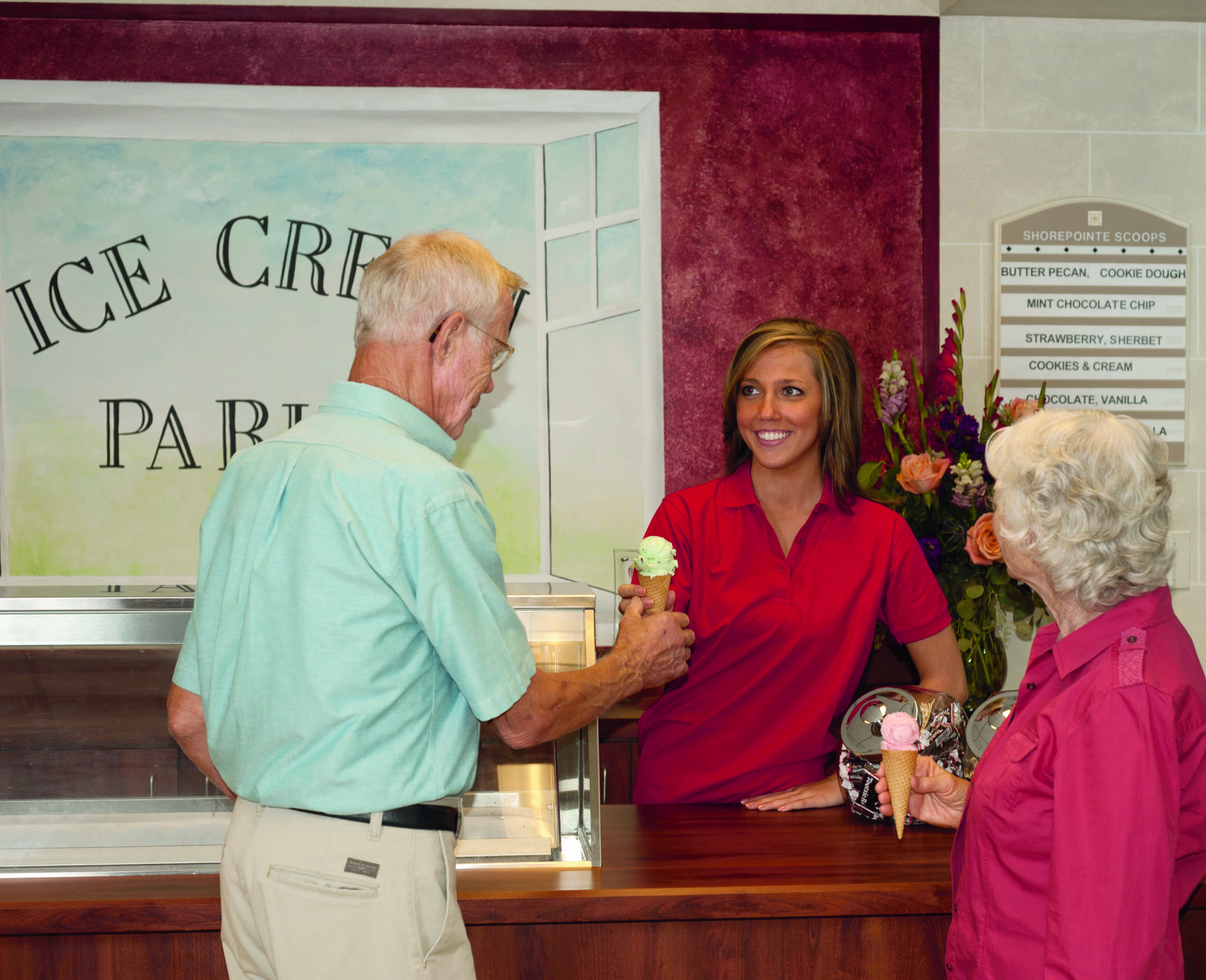 ShorePointe ice cream parlor