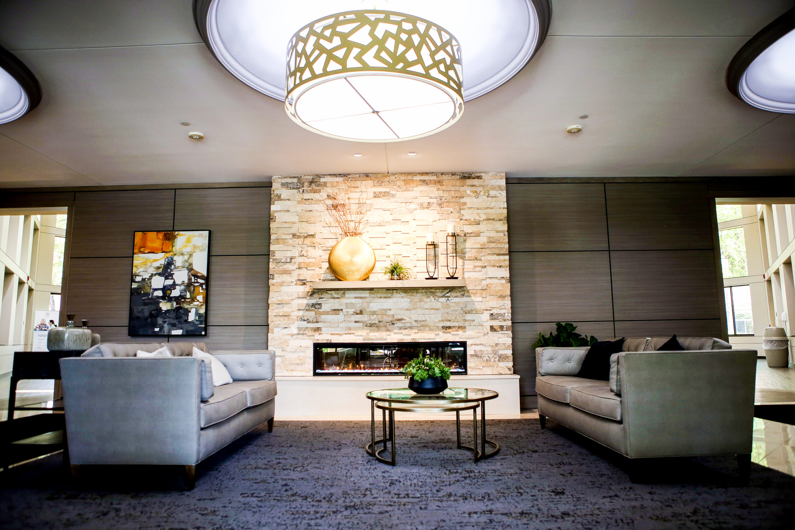 Woodward Hills nursing home sitting area