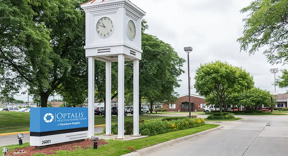 Exterior of Optalis Dearborn Heights