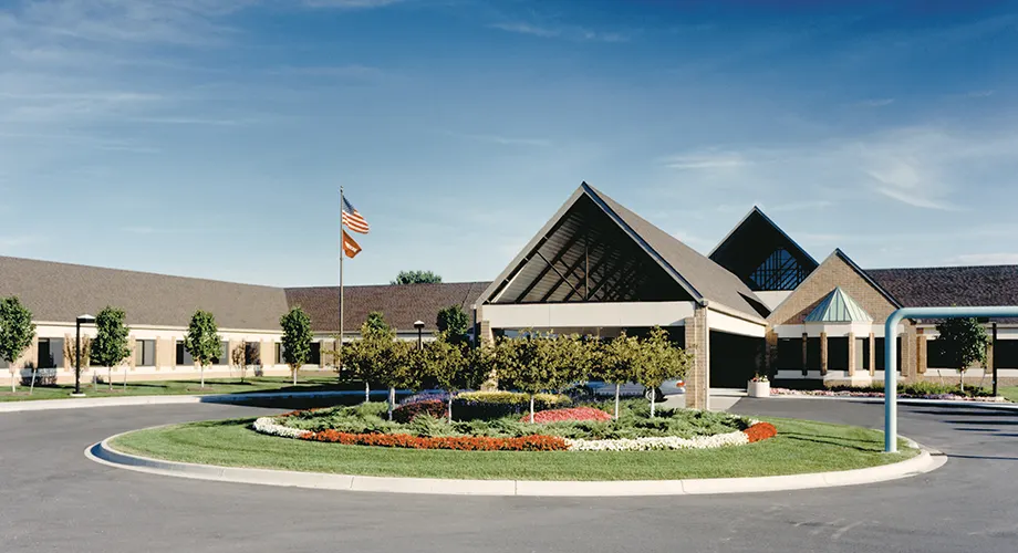 Exterior of Optalis Evergreen