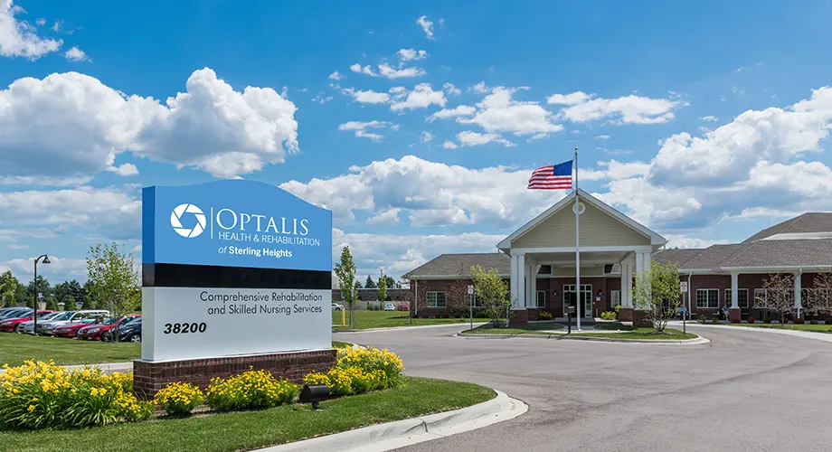 Exterior of Optalis Sterling Heights